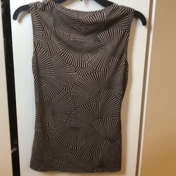 Like-New BCBG Polkadot sleeveless dress blouse - Picture 5 of 5